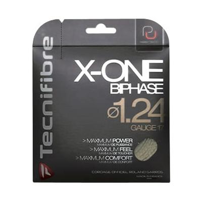 Tecnifibre X-ONE Biphase 1.24/1.30　テクニファイバーエックスワンバイフェイズ 1.24/1.30 張り代無料