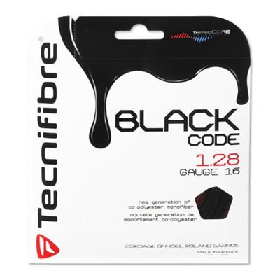Tecnifibre BLACK CODE 1.18/1.24/1.28テクニファイバー ブラックコード  1.18/1.24/1.28張り代無料