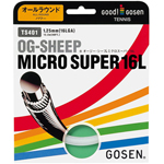 ミクロスーパー16L【ゴーセン/Gosen】【ラケット購入者用ガット 】